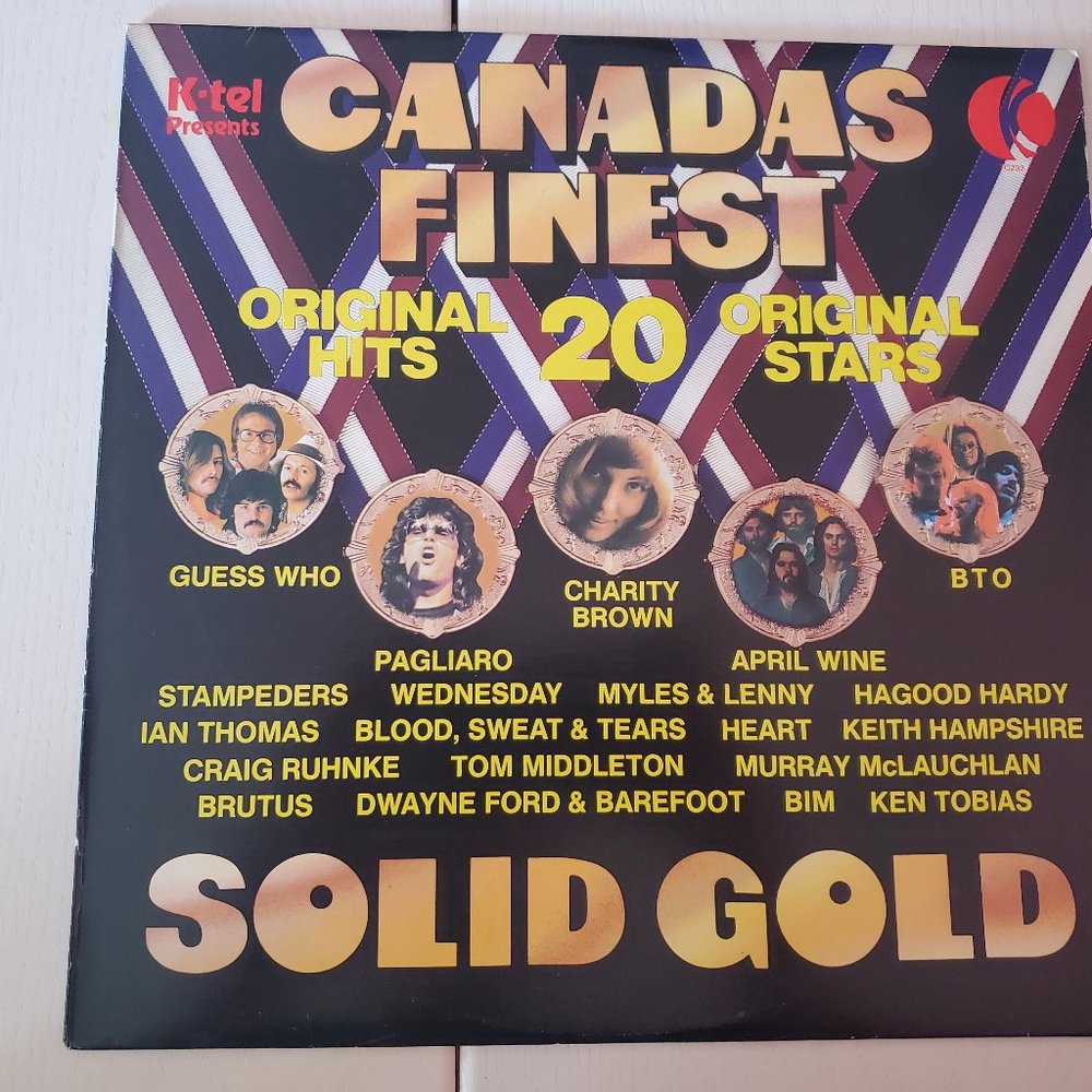Canada's Finest Solid Gold 20 greatest hits vinyl record
